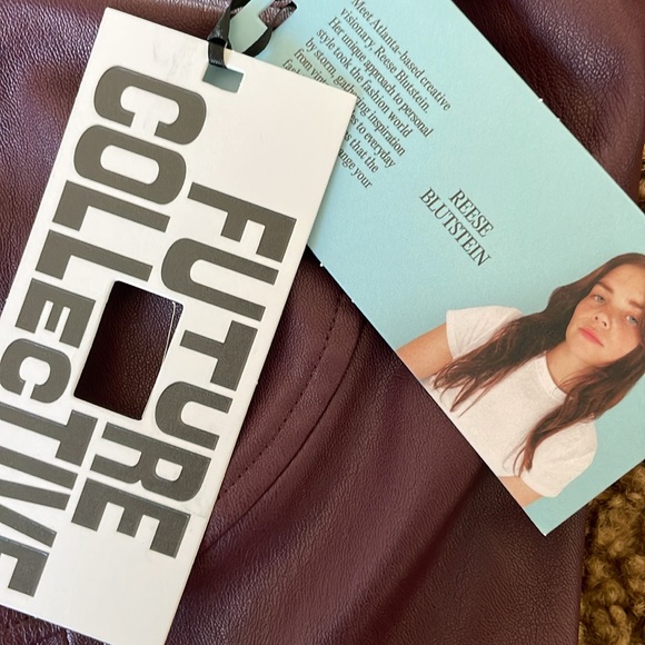 New! Women's Strappy Faux Leather Tiny Top - Future
Collective w/Reese Blutstein - Picture 12 of 12